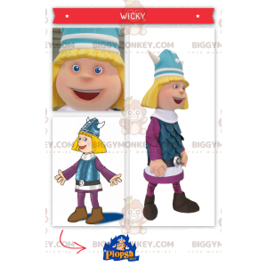 Blond Viking Gallien BIGGYMONKEY™ maskotkostume -