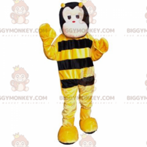 Niedliches schwarz-gelbes Biene BIGGYMONKEY™ Maskottchen-Kostüm - Bienenmaskottchen - BIGGYMONKEY_01427 - BiggyMonkey.com