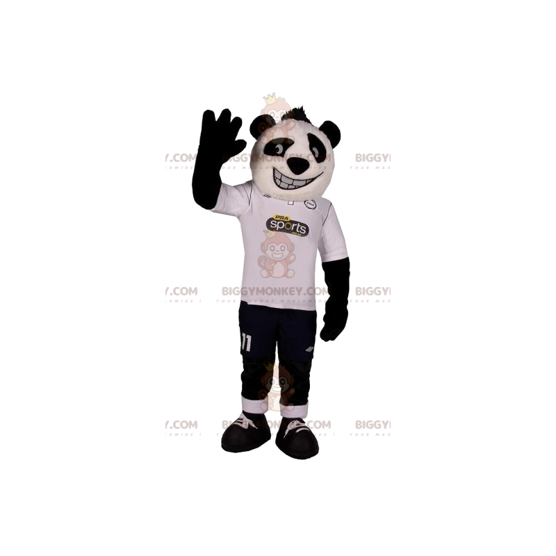 Kostým maskota BIGGYMONKEY™ pandy ve sportovním oblečení. taneční kostým - Pandas maskot - BIGGYMONKEY_012361 - BiggyMonkey.com