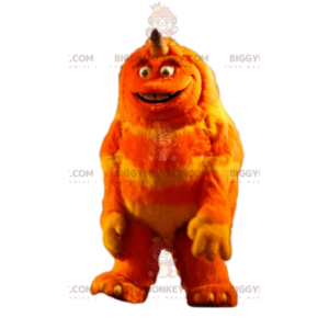 Costume de mascotte BIGGYMONKEY™ de monstre orange. Costume de