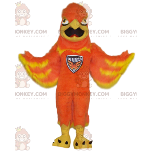 Orange Sphynx BIGGYMONKEY™ Mascot Costume. Sphynx costume. -