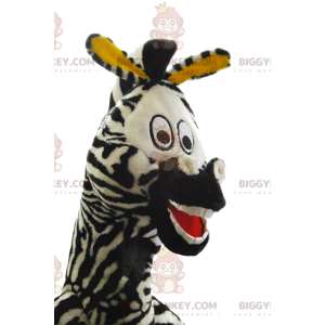 Super grappig zebra BIGGYMONKEY™ mascottekostuum. zebra kostuum