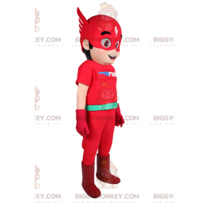 Disfraz de mascota BIGGYMONKEY™ de Flash, el héroe súper