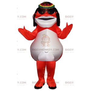 Gold Catfish BIGGYMONKEY™ Mascot Costume. catfish costume -