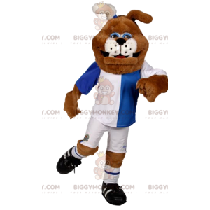 BIGGYMONKEY™ Maskottchenkostüm einer Bulldogge in