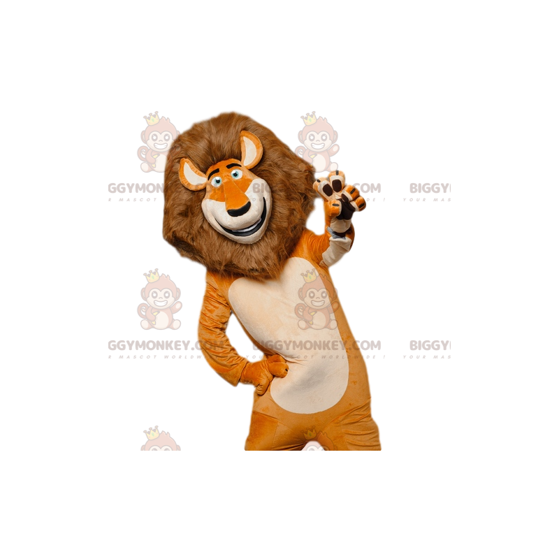 BIGGYMONKEY™ costume mascotte di Alex, il famoso leone del BIGGYMONKEY™ costume mascotte di Alex, il famoso leone del