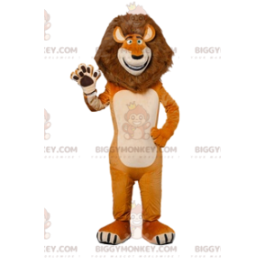 BIGGYMONKEY™ mascot costume of Alex, the famous lion from