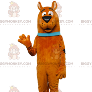 Traje de mascote BIGGYMONKEY™ do famoso Scooby-Doo. Fantasia de