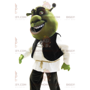 Kostium maskotki BIGGYMONKEY™ Shreka, słynnego zielonego ogra -