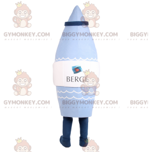 BIGGYMONKEY™ Blue Rocket Mascot Costume with Cap -