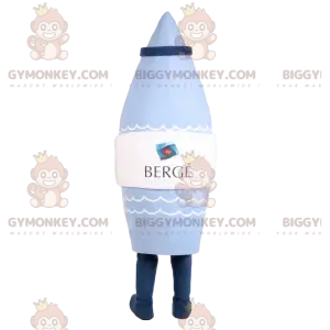 Kostým BIGGYMONKEY™ Blue Rocket Maskot s čepicí –
