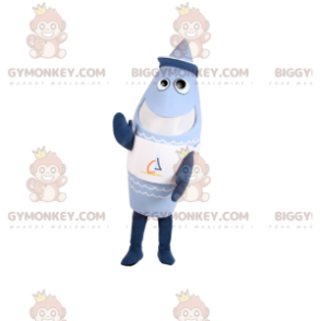 BIGGYMONKEY™ Blue Rocket Mascot -asu lippalla - Biggymonkey.com