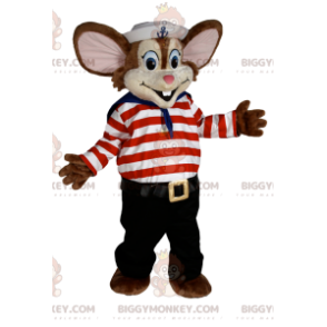 BIGGYMONKEY™ Mascot Costume of Little Mouse in Sailor Suit. - Mouse mascot - BIGGYMONKEY_012421 - BiggyMonkey.com