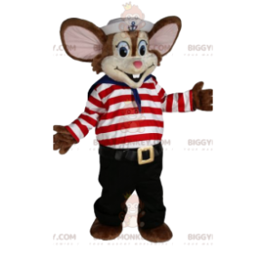 BIGGYMONKEY™ Mascot Costume of Little Mouse in Sailor Suit. - Mouse mascot - BIGGYMONKEY_012421 - BiggyMonkey.com