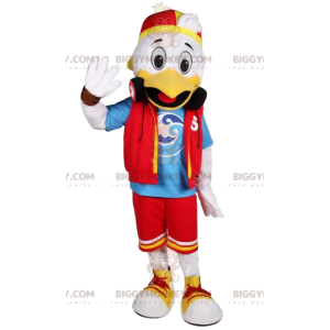 White Duck BIGGYMONKEY™ Mascot Costume Casual Dress -