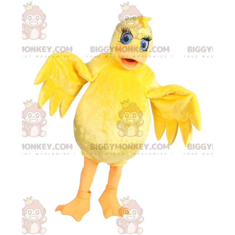 Costume de mascotte BIGGYMONKEY™ de canne jaune. Costume de