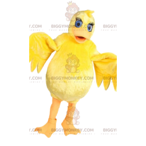 Costume de mascotte BIGGYMONKEY™ de canne jaune. Costume de