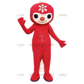BIGGYMONKEY™ Lille rød mand med sød maskotkostume -
