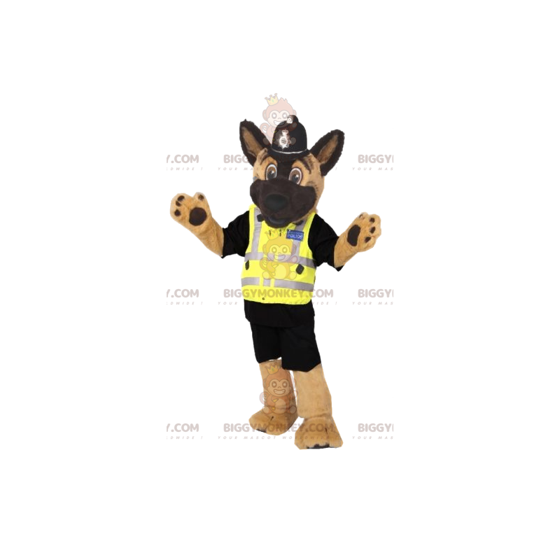 BIGGYMONKEY™ Costume da mascotte da pastore tedesco in costume BIGGYMONKEY™ Costume da mascotte da pastore tedesco in costume