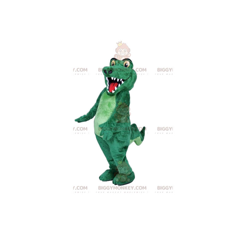 Quirky Crocodile BIGGYMONKEY™ Maskotdräkt. krokodildräkt - Krokodilmaskot - BIGGYMONKEY_012454 - BiggyMonkey.com