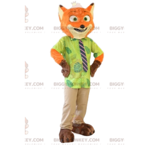 Red Fox BIGGYMONKEY™ Mascot Costume in Tie Suit. fox costume -