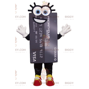 Super Smiling Loyalty Card BIGGYMONKEY™ Mascot Costume. -