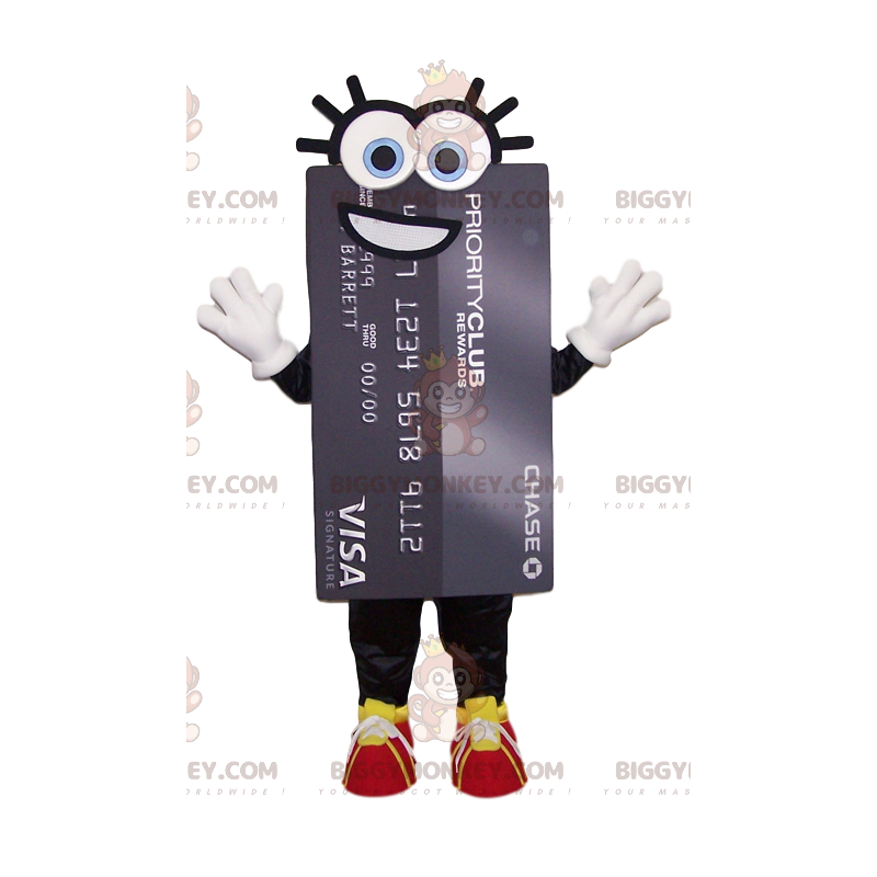 Super Smiling Loyalty Card BIGGYMONKEY™ Mascot Costume. – Super Smiling Loyalty Card BIGGYMONKEY™ Mascot Costume. –