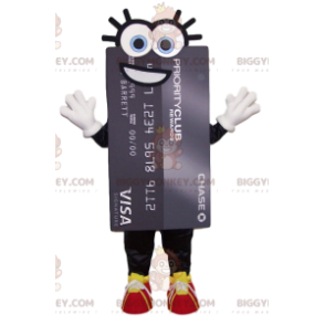 Super smilende loyalitetskort BIGGYMONKEY™ maskotkostume. -