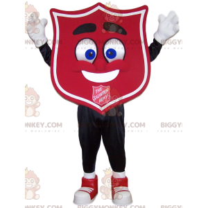 Red Crest BIGGYMONKEY™ Mascot Costume. crest costume -