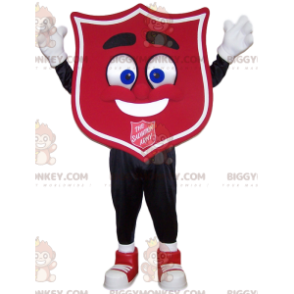 Red Crest BIGGYMONKEY™ Mascot Costume. crest costume -