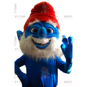 Papa Smurf BIGGYMONKEY™ mascot costume. Papa Smurf Costume –