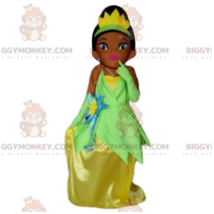 Princess BIGGYMONKEY™ Mascot Costume with Glitter Dress –