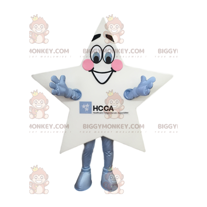 White Star BIGGYMONKEY™ Mascot Costume. White Star Costume -