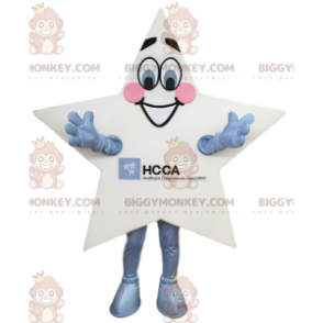 White Star BIGGYMONKEY™ Mascot Costume. White Star Costume -