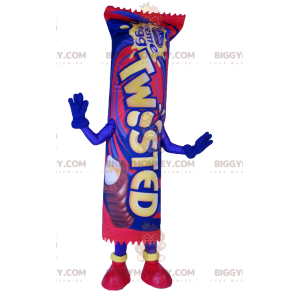 Aptitretande Candy Bar BIGGYMONKEY™ Maskotdräkt - BiggyMonkey