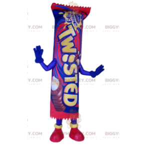 Aptitretande Candy Bar BIGGYMONKEY™ Maskotdräkt - BiggyMonkey
