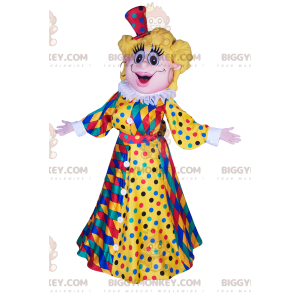 Harlequin Sweetie Columbine BIGGYMONKEY™ Mascot Costume –