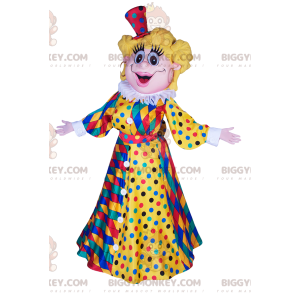 Harlequin Sweetie Columbine BIGGYMONKEY™ Mascot Costume -