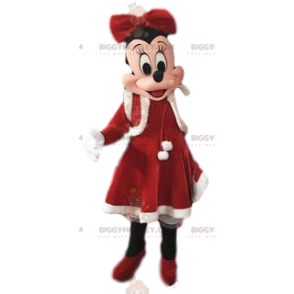 Στολή μασκότ BIGGYMONKEY™ Minnie Mickey's Sweetheart "Christmas Edition" - Μασκότ διάσημων χαρακτήρων - BiggyMonkey.com