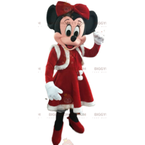 Στολή μασκότ BIGGYMONKEY™ Minnie Mickey's Sweetheart "Christmas Edition" - Μασκότ διάσημων χαρακτήρων - BiggyMonkey.com