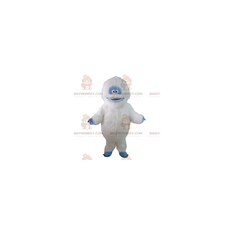 Costume de mascotte BIGGYMONKEY™ de yeti blanc et bleu. Costume Costume de mascotte BIGGYMONKEY™ de yeti blanc et bleu. Costume