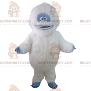 White and blue yeti BIGGYMONKEY™ mascot costume. yeti costume -