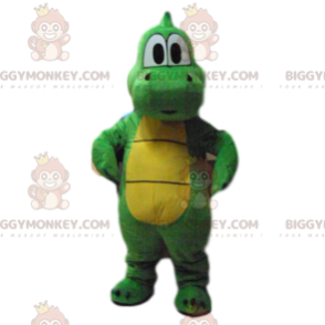 ¡Disfraz de mascota de cocodrilo verde súper lindo