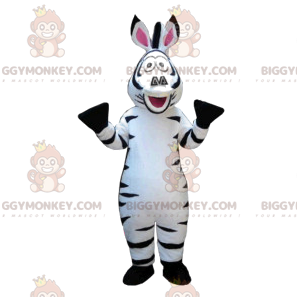 Super grappig zebra BIGGYMONKEY™ mascottekostuum. zebra kostuum