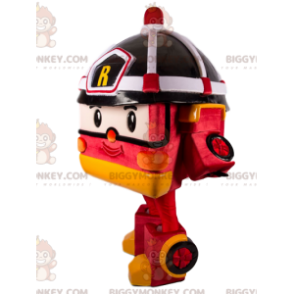  Trasformatore costume mascotte BIGGYMONKEY™ camion rosso e nero - Personaggi Famosi Mascotte - BiggyMonkey.com