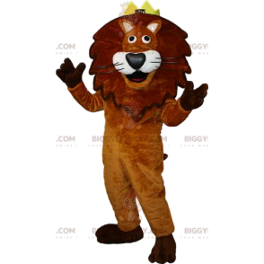 Lion BIGGYMONKEY™ Mascot Costume with Crown. lion costume - Lion mascots - BIGGYMONKEY_012534 - BiggyMonkey.com