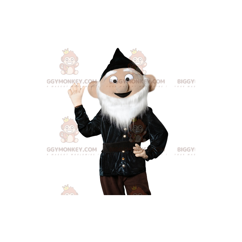 BIGGYMONKEY™ Elderly Man With Nice White Beard Mascot Costume -