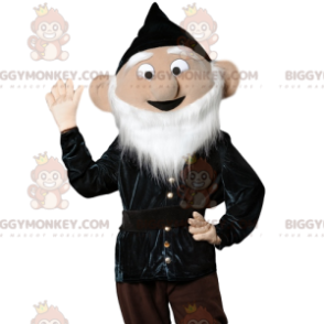 BIGGYMONKEY™ postarší muž s pěkným kostýmem maskota s bílými vousy - Pánské maskoti - BIGGYMONKEY_012543 - BiggyMonkey.com