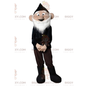BIGGYMONKEY™ Elderly Man With Nice White Beard Mascot Costume -
