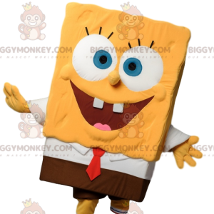 SpongeBob BIGGYMONKEY™ maskotkostume. Svampebob kostume - Masker berømte mennesker - BIGGYMONKEY_012544 - BiggyMonkey.com